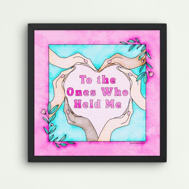 Ausgesuchte Familienmüttertagspopster Poster (Chosen Family Coloring Poster Sample)