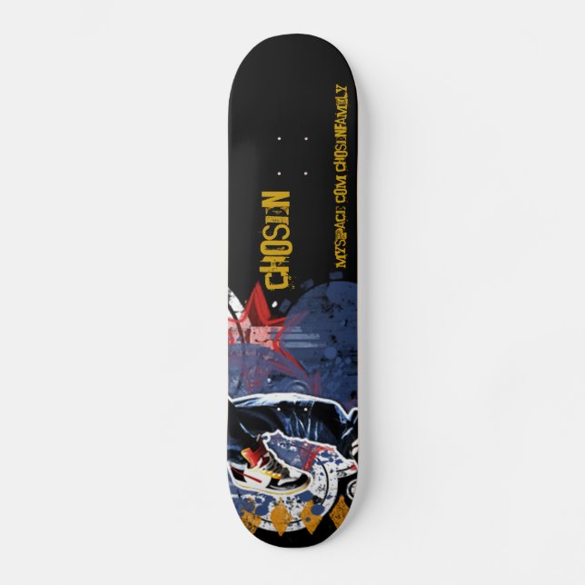 Ausgesuchtes Rockstar Skateboard (Vorderseite)