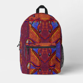 Ausgetrocknete Erde Bedruckter Rucksack