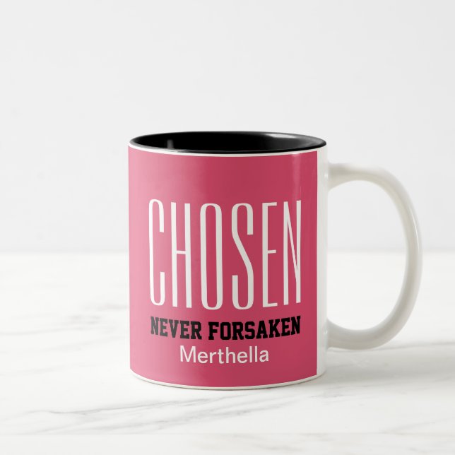 AUSGEWÄHLT NIE VORGESCHLAGEN Inspirationsorientier Zweifarbige Tasse (Rechts)