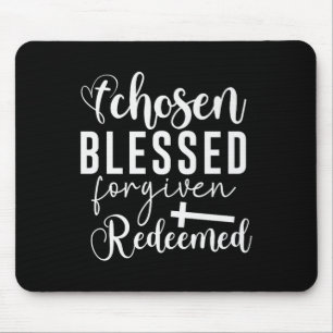 Ausgewählte gesegnete vergessene Christliche Quote Mousepad