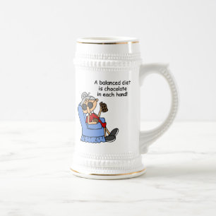 ausgewogene Chocolate Diät Bierglas