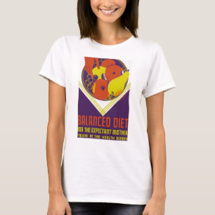 Ausgewogene Ernährung für die werdende Mutter T-Shirt