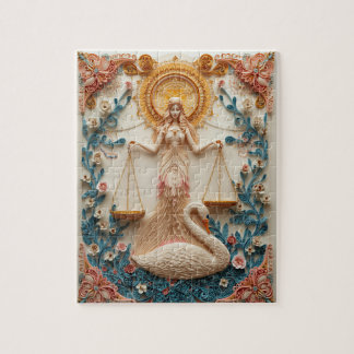 Ausgewogene Waage - Papierquilling Puzzle