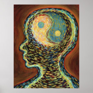 Ausgewogener Geist Poster