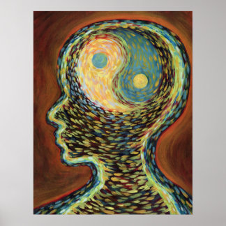 Ausgewogener Geist Poster