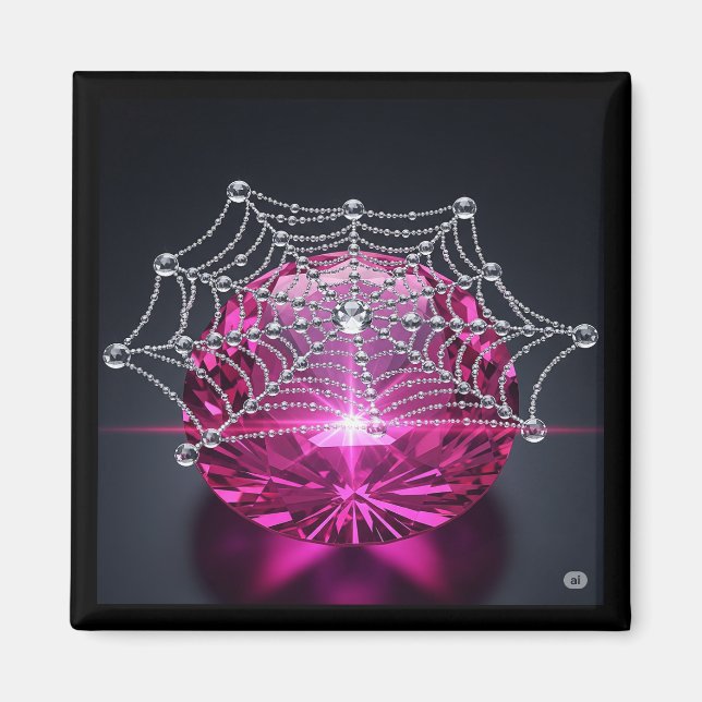 Ausgewogener Magenta-Magnet Magnet (Vorne)