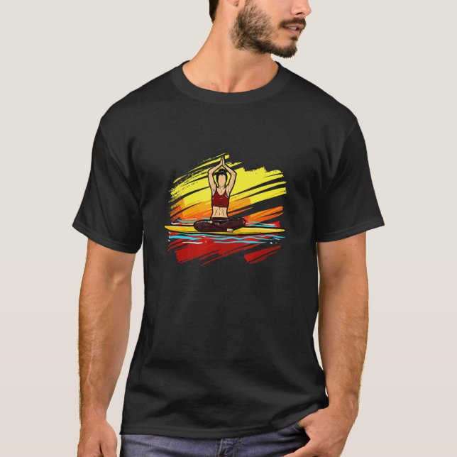 ausgewogenes Yoga T-Shirt (Vorderseite)