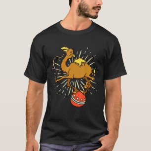 Ausgewogenheit bei einer arbeitswoche am knackigen T-Shirt