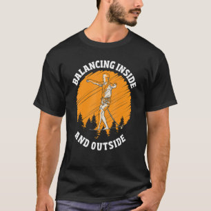 Ausgewogenheit Innen- und Außenbereich Slackline Y T-Shirt