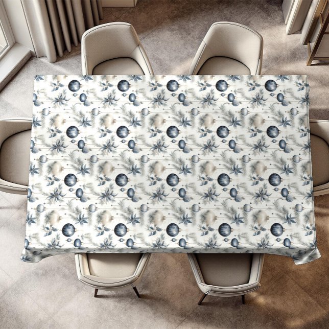 Ausgezeichnete Blue Beige & Gold Weihnachten Tischdecke (Von Creator hochgeladen)