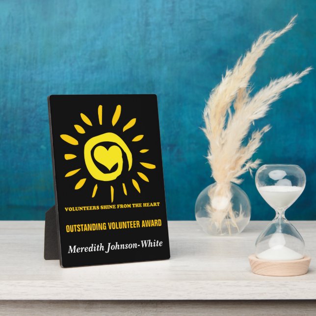 Ausgezeichneter Freiwilligenpreis Fotoplatte (Seite)