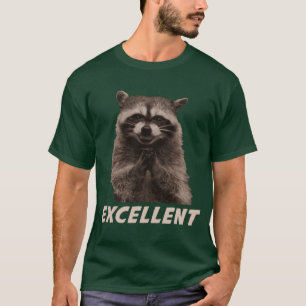 Ausgezeichneter schlechter Darstellungs-Waschbär T-Shirt