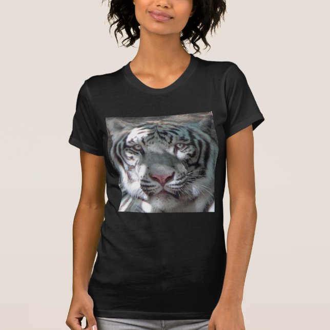 Ausgezeichneter weißer Tiger T-Shirt (Vorderseite)
