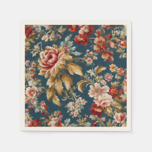 Ausgezeichnetes italienisches, schönes Blumendesig Serviette