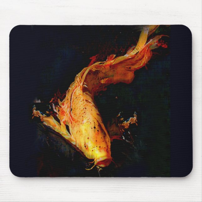 Ausgezeichnetes orange Koi Mousepad (Vorne)