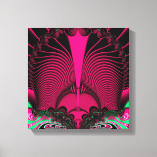 Ausgezeichnetes Sonnenaufgang-Reflexions-Fraktal Leinwanddruck