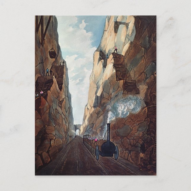 Ausgrabung des Olivenberges, Meilen von Postkarte (Vorderseite)