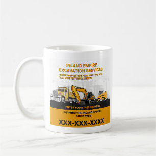 Ausgrabung Generalunternehmer Bau anpassen Kaffeetasse