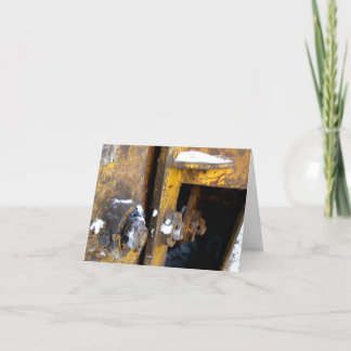 Ausgrabungsgeschäft dank Ausgrabungskarten Dankeskarte