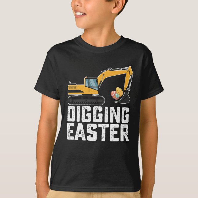 Ausgrabungsgrabungsgrabungsjagd Egg Funny T-Shirt (Vorderseite)