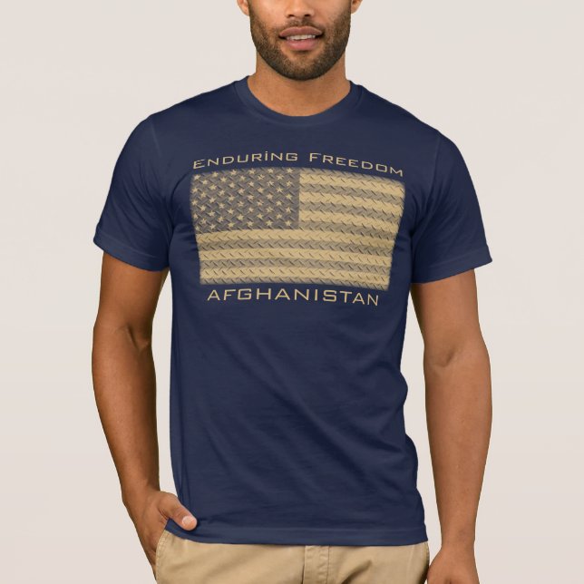 Aushalten der Freiheit Afghanistan T-Shirt (Vorderseite)