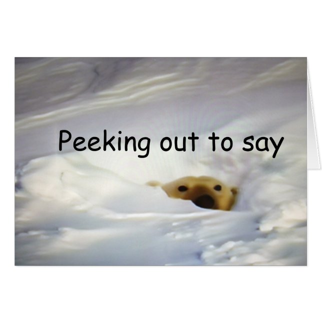 "AUSHALTEN ZU SAGEN" (KARTE (Vorderseite (Horizontal))