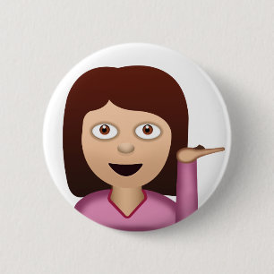 Auskunfts-Person Emoji Button