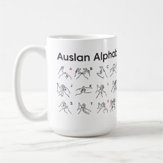 AUSLAN ALPHABET-Tasse Kaffeetasse