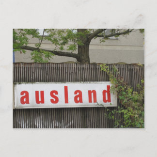 Ausland Postkarte