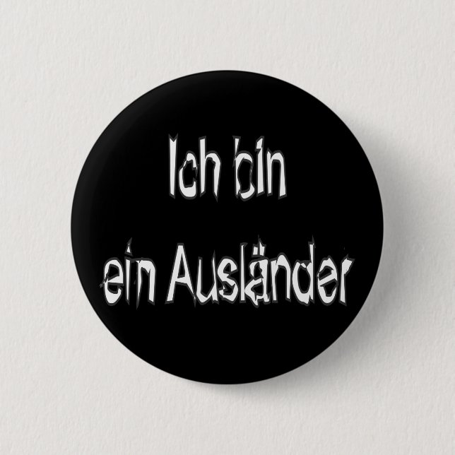 Auslander Button (Vorderseite)