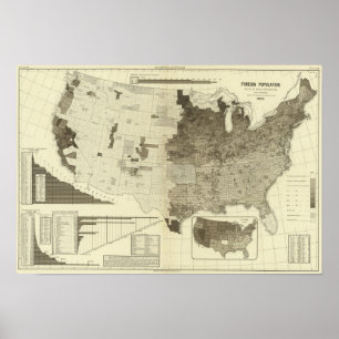 Ausländische Bevölkerung nach Landkreise Poster