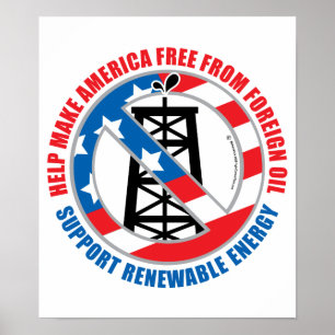 Ausländisches Öl Poster