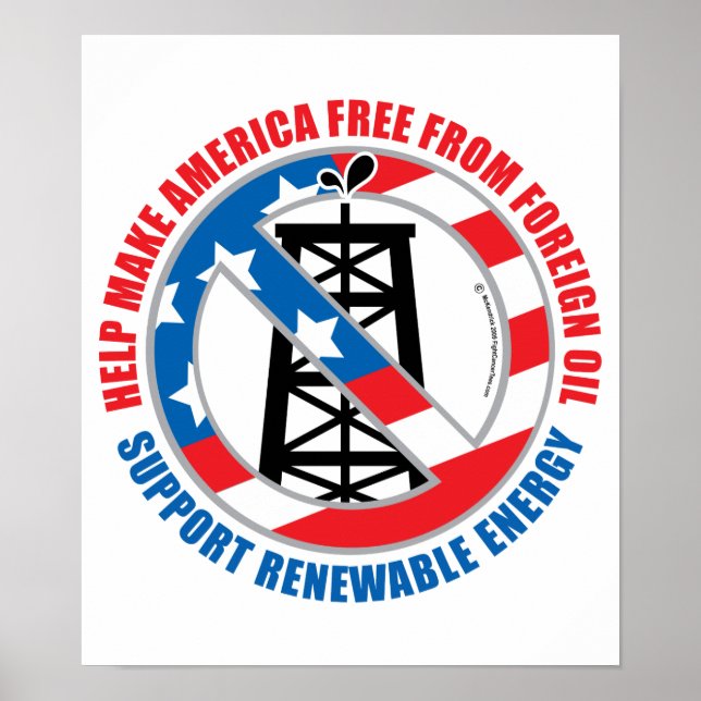 Ausländisches Öl Poster (Vorne)