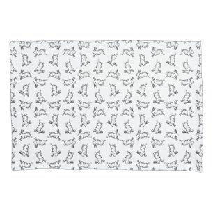 Auslaufkaninchen Niedliche Vintage Kunst CUSTOM BG Kissenbezug