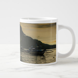 Ausleger bei Sonnenuntergang Jumbo-Tasse