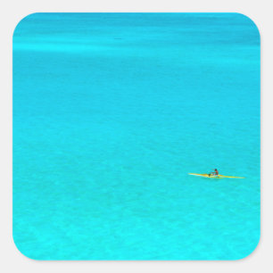 Ausleger-Kanu in Bora Bora Aufkleber