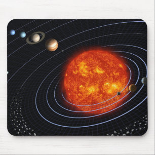 Auslegung des Sonnensystems Mousepad