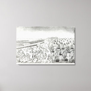 Auslieferung bei Yorktown, 1781 Leinwanddruck