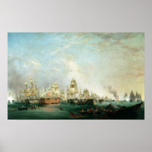 Auslieferung des 'Santissima Trinidad zu Poster