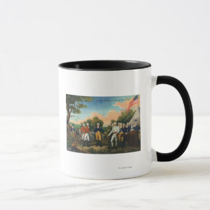Auslieferung von Burgoyne Tasse
