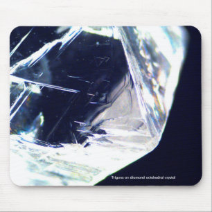 Auslöse auf Diamantoctahedral-Kristallmousepad Mousepad