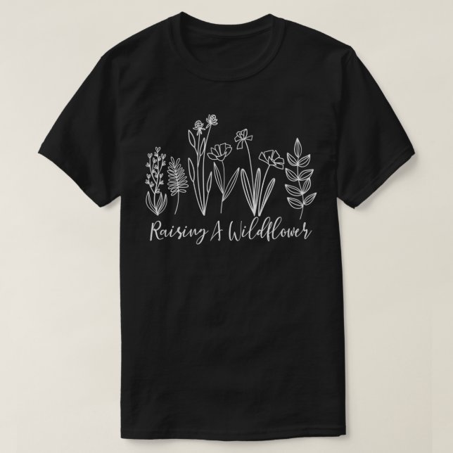 Auslösen einer Wildblume Inspirationsstichtenmotte T-Shirt (Design vorne)
