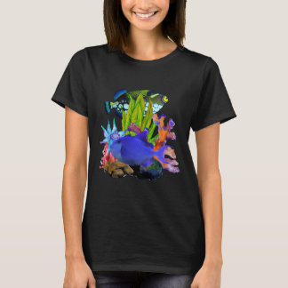 Auslöser Clown Triggerfisch Salzwasseraquarium Rif T-Shirt