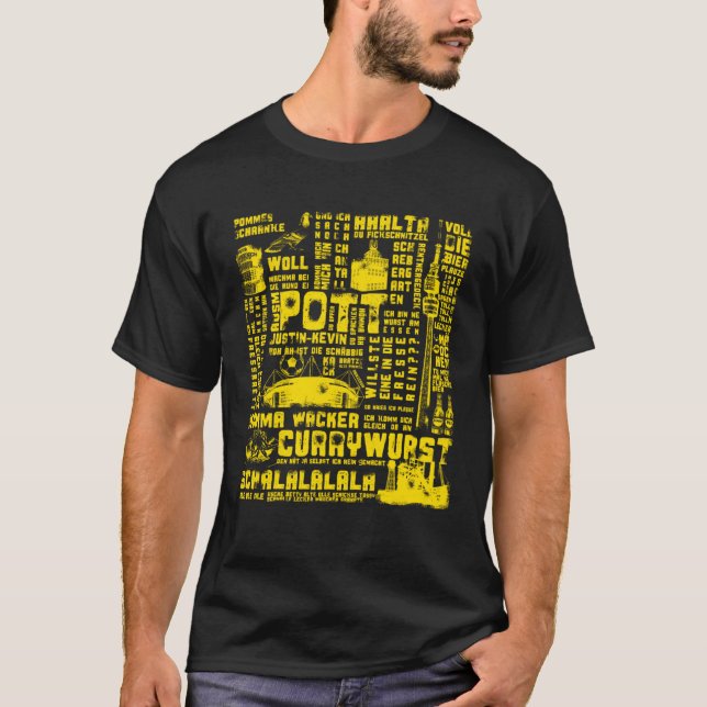 Ausm Pott Yellow T-Shirt (Vorderseite)