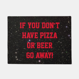 Ausnahme für Pizza oder Bier Door Mat Fußmatte
