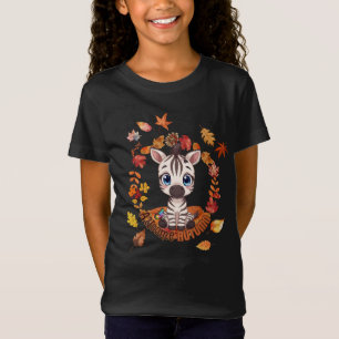AUsome Herbst Süße Zebra-Autismus-Bewusstseins-F T-Shirt