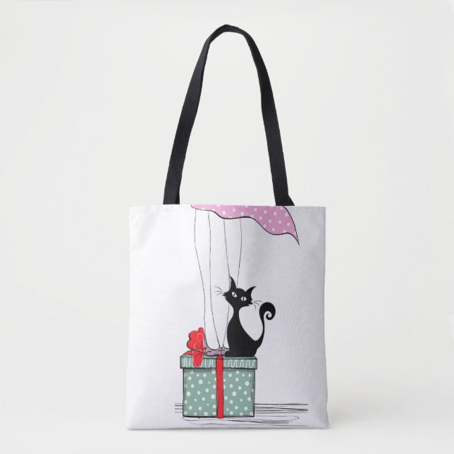Auspacken von Herrn Darcy Tote Bag (Vorderseite)
