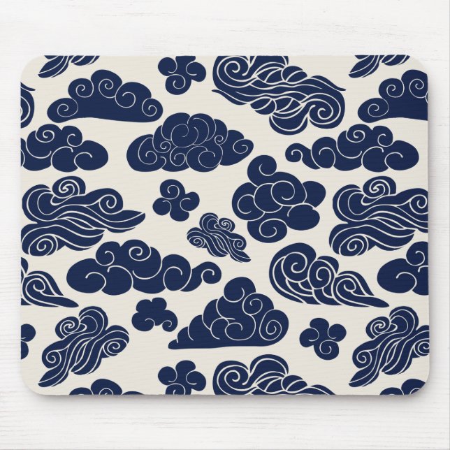 Auspicious Clouds Traditionelles chinesisches Must Mousepad (Vorne)