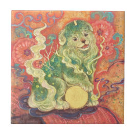 Auspicious Komainu: Guardian of Yuzen Dreams (A) Fliese